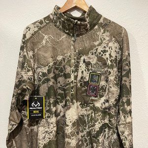 Realtree Men's and Big Men's 1/4 Zip Pullover